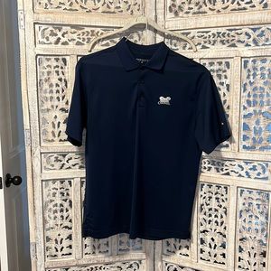 Navy Blue Nike Dri-Fit Golf Polo - Size Large — Colonial Fort Worth, Texas Polo